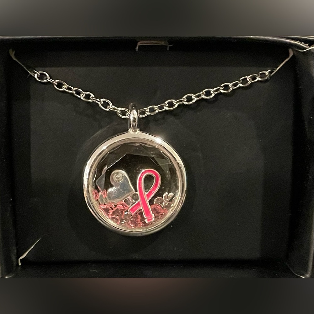 Breast Cancer Crusade Shaky Necklace